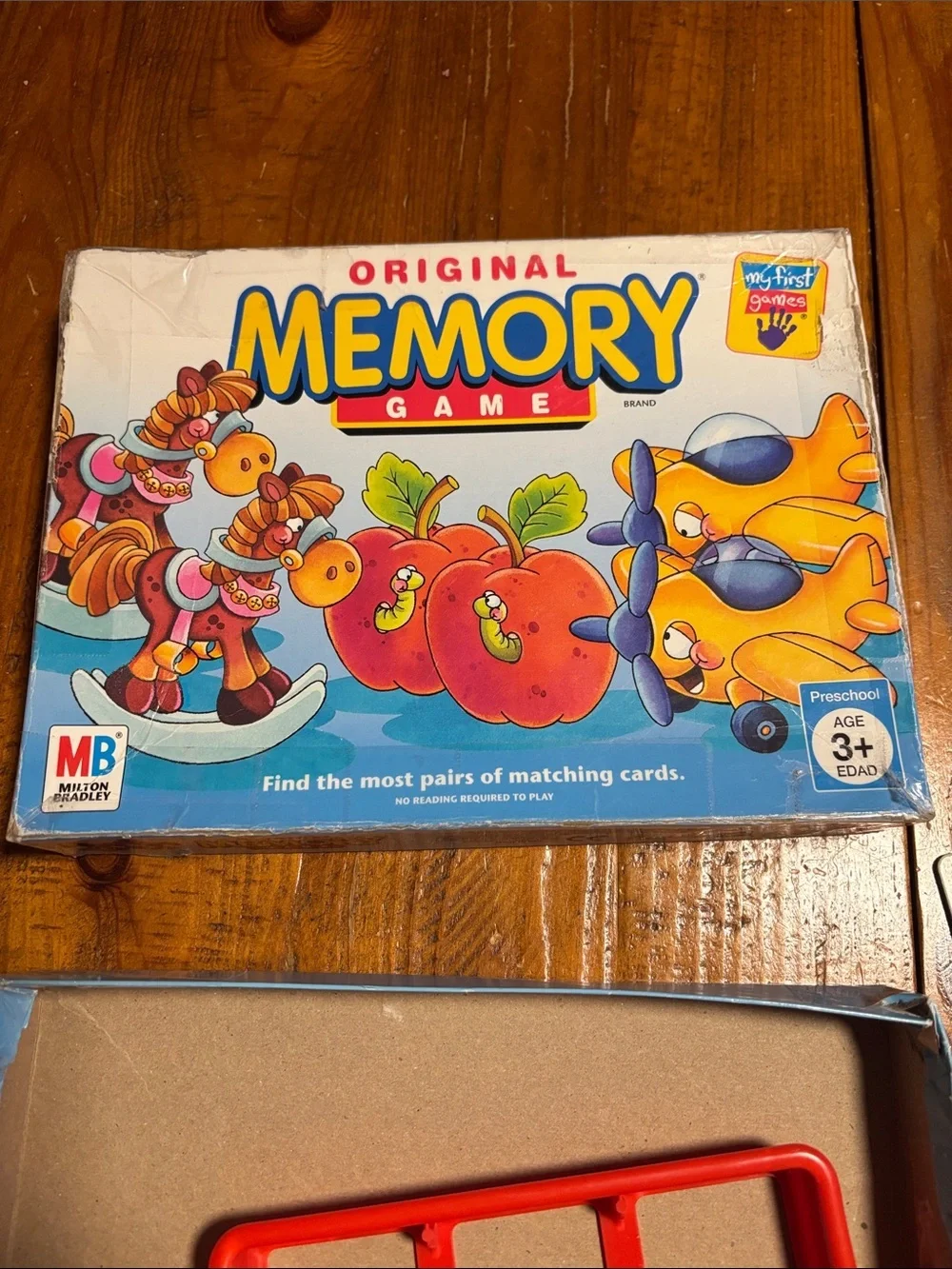 Original Memory Game - Kids Matching Game (Red)